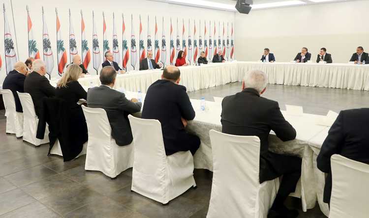 الجمهورية القوية” يبحث الأوضاع الرئاسية والمالية والسياسية الاثنين