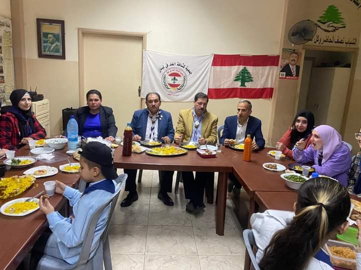 افطار لجمعية كشافة الغد في طرابلس