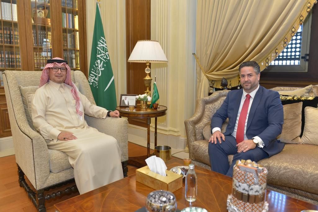 سفير المملكة لدى لبنان يستقبل معالي وزير الاقتصاد في حكومة تصريف الأعمال اللبنانية