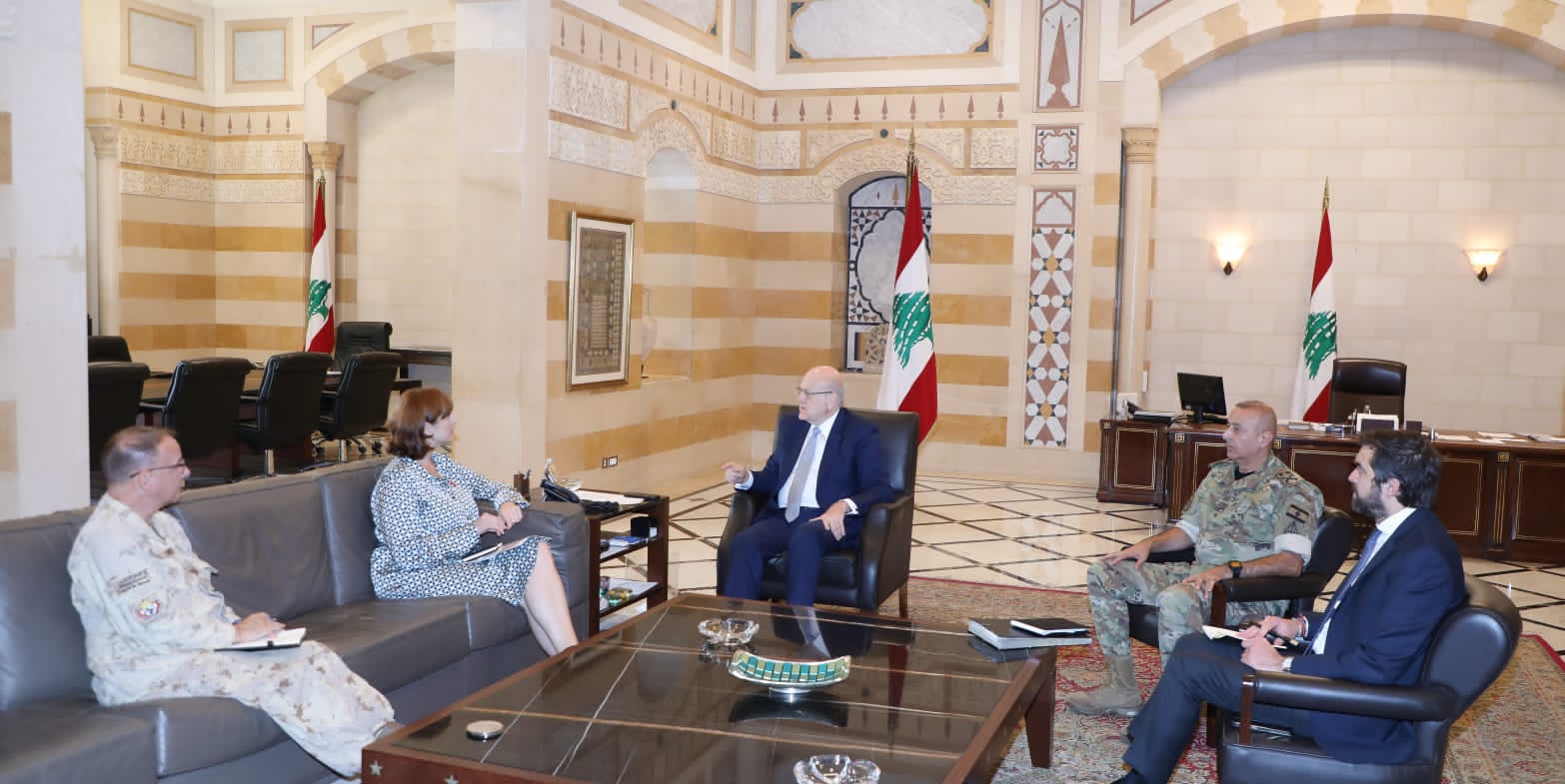 اجتماعات دبلوماسية لميقاتي في سياق المساعي لوقف اطلاق النار في غزة ووقف التعديات الاسرائيلية على جنوب لبنان”