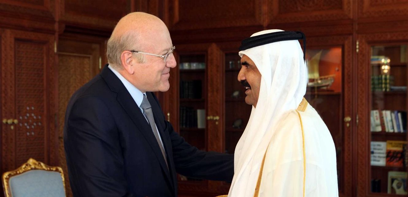 ميقاتي يبرق الى أمير قطر معزيا