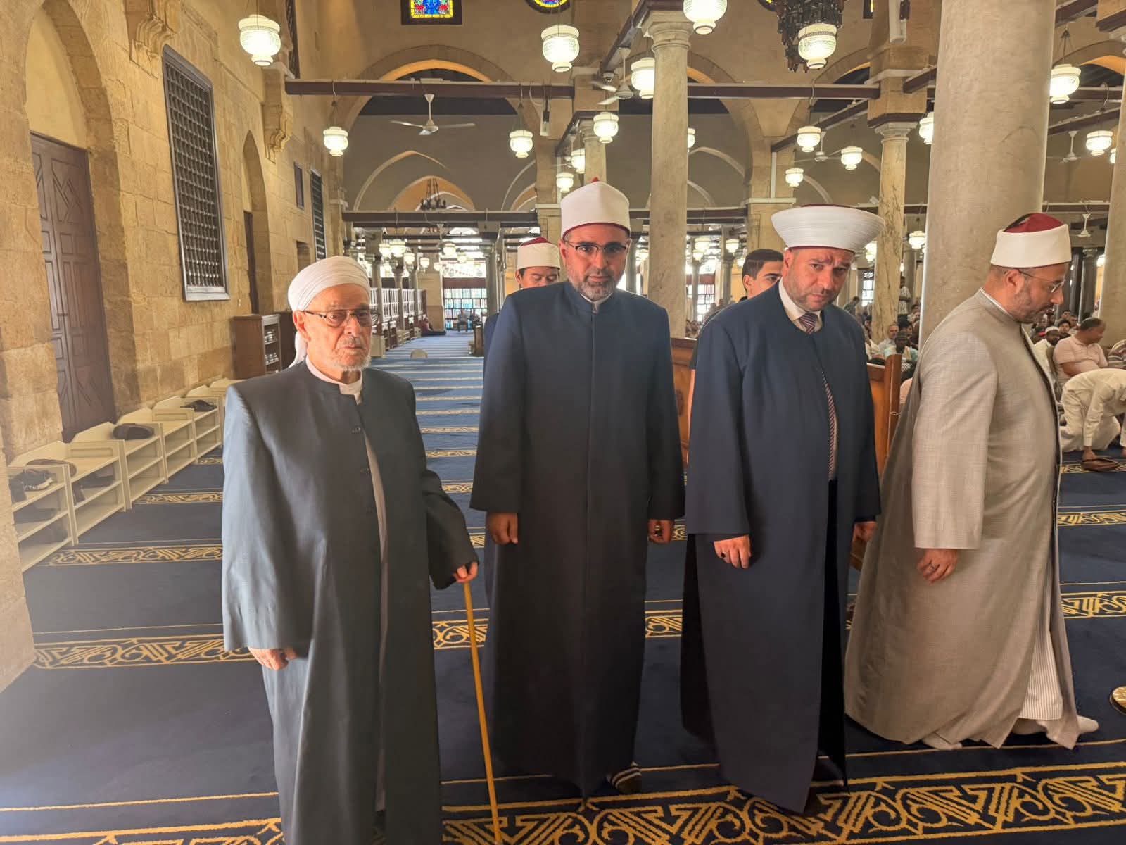 الشيخ فايز سيف في جامع الازهر