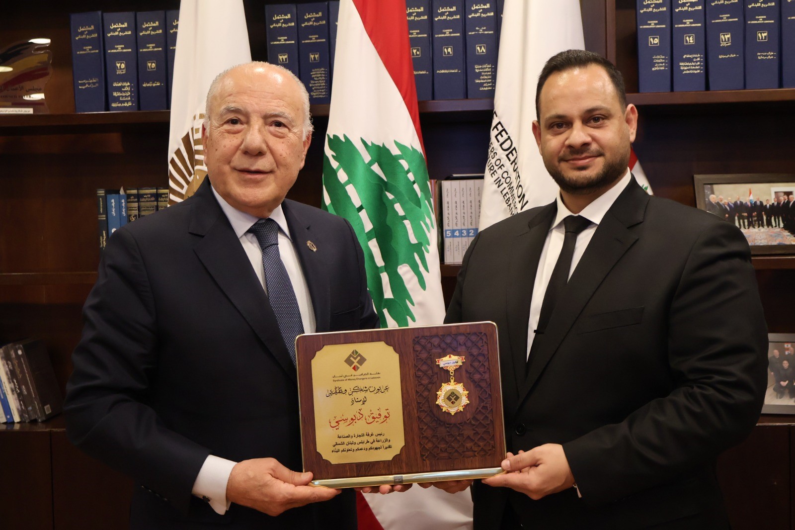نائب رئيس نقابة الصرافين الدكتور مجد وليد المصري من غرفة طرابلس الكبرى:نعمل على تطوير مهنة الصيرفة وتعزيز دورها الاقتصادي